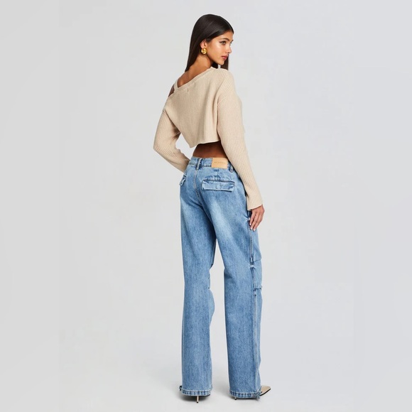 $330 Retrofête CASEY DENIM PANT Jeans size 27 - Picture 4 of 5